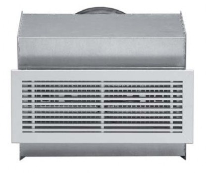 Väggdon B3020 med VBA 200x100mm, Ø125mm