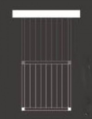 Solskydd pergola Bioclimatic twist lateralt lutande Par, modul 2 inlägg 