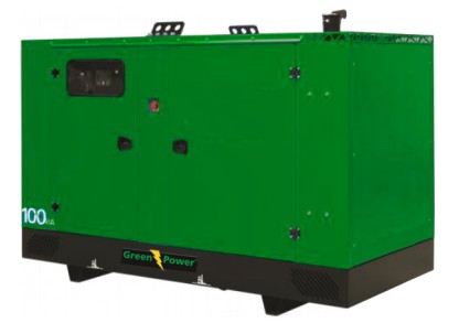 STAGE 3A Rehlko(Kohler) Elverk 66kVA 52,8kW ljudisolerad/täckt manuell startpanel 