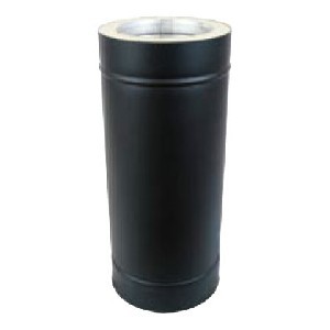 Skorstensrör 440mm svart 32mm, Ø200mm 