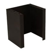 Fundamentspall &#8804  350mm svart 32mm, Ø200mm  