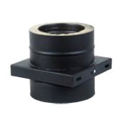 Fundamentsplatta svart 32mm Ø200mm   
