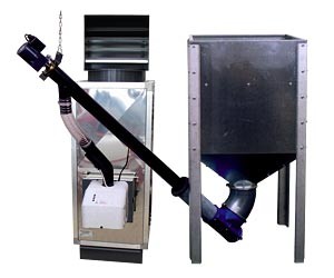 Pelletsbr&auml;nnare Viking Bio 15-20kW med elkabel, europakontakt, r&ouml;kgastermometer och 1,5m matarskruv